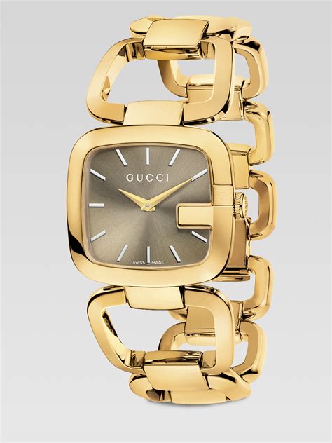 gucci gold bracelets|gucci gold bracelet watch women's.